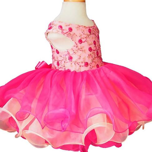 فستان Jenniferwu EB1130F للأطفال حديثي الولادة وحديثي الولادة وحفلات أعياد الميلاد للفتيات الصغيرات مقاس 6-9M in Kuwait
