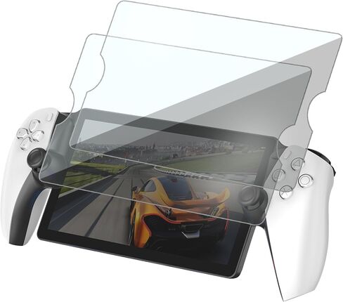 واقي شاشة Nayubo مكون من قطعتين لبوابة PlayStation Portal، واقي شاشة من الزجاج المقوى عالي الدقة مضاد للخدش لجهاز PlayStation PS Portal Remote Player 8 بوصة 2023 (شفاف) in Kuwait