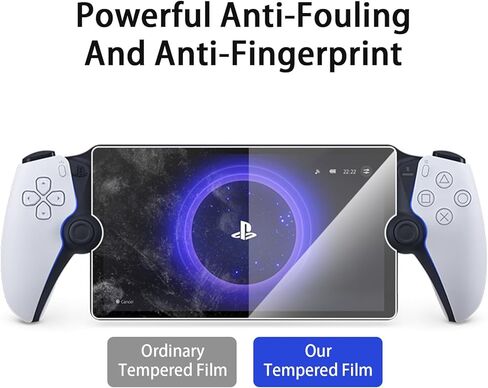 واقي شاشة Nayubo مكون من قطعتين لبوابة PlayStation Portal، واقي شاشة من الزجاج المقوى عالي الدقة مضاد للخدش لجهاز PlayStation PS Portal Remote Player 8 بوصة 2023 (شفاف) in Kuwait