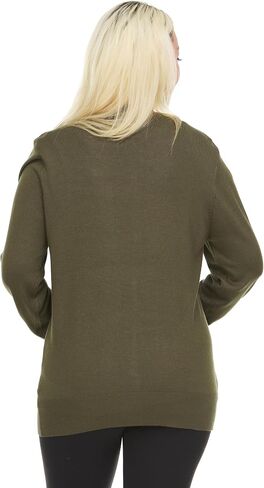 Women's Lightweight Crewneck Cardigan Sweater in Saudi Arabia