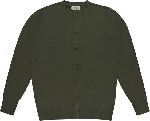 Women's Lightweight Crewneck Cardigan Sweater in Saudi Arabia