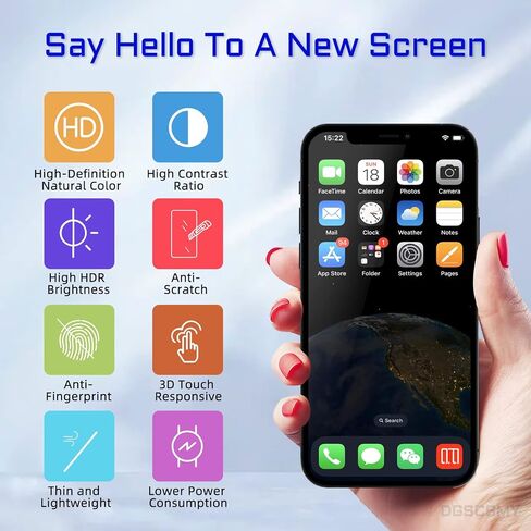 مجموعة كاملة لاستبدال شاشة iPhone 12 مع مستشعر القرب لمكبر الصوت LCD ثلاثي الأبعاد تعمل باللمس محول رقمي 6.1 بوصة لهاتف iPhone 12 Pro طقم إصلاح أدوات الإصلاح الزجاج الأمامي A2172 A2402 A2403 A2404 in Saudi Arabia