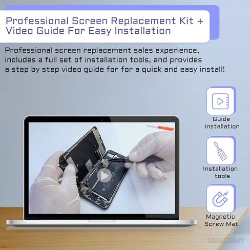 مجموعة كاملة لاستبدال شاشة iPhone 12 مع مستشعر القرب لمكبر الصوت LCD ثلاثي الأبعاد تعمل باللمس محول رقمي 6.1 بوصة لهاتف iPhone 12 Pro طقم إصلاح أدوات الإصلاح الزجاج الأمامي A2172 A2402 A2403 A2404 in Saudi Arabia