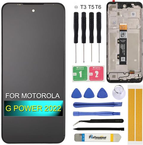 for Moto G Power 2022 Screen Replacement XT-2165 XT-2165DL 6.5'' LCD Display Touch Digitizer Assembly with Tools in Kuwait