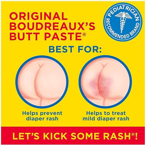 Boudreaux's Boudreaux's Butte Paste، مرهم طفح الحفاضات، أنبوب 4 أونصة (كمية 3) in Saudi Arabia