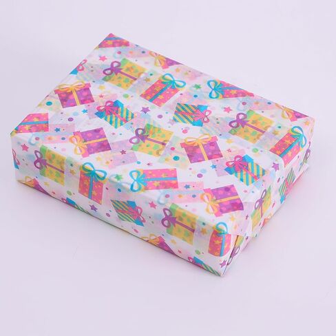 100 Sheet Birthday Tissue Paper Gift Wrapping Tissue Paper Recyclable Birthday Gift Packaging Bag for Birthday Showers Art Craft Party Favor Decoration in Saudi Arabia