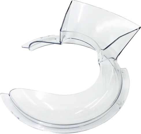 درع صب مكون من قطعة واحدة لمساعد المطبخ 4.5 أوعية من الفولاذ المقاوم للصدأ بسعة 5 لتر وواقي من الرذاذ لمساعد المطبخ 4.5 5 لتر لمساعدات المطبخ وخلاطات حامل ووعاء الرفع وواقي من الرذاذ من كيتشن إيد in Kuwait