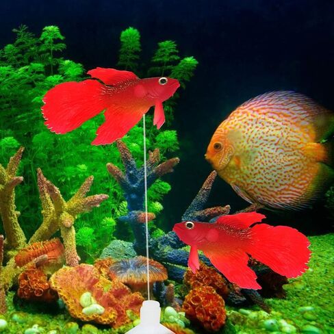 Artificial Silicone Betta Fish Tank Decoration, Aquarium Fake Fish High Simulation Lifelike Floating Betta Fish Tank Ornament in Saudi Arabia