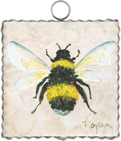 The Round Top Collection - Mini Rozie's Honey Bee - Metal & Wood in Saudi Arabia