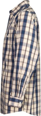 BOCOMAL FR Shirts Plaid 4.5oz Lightweight for Summer Flame Resistant Men's Fire Retardant Shirt-CAT1 in Kuwait