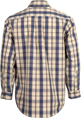 BOCOMAL FR Shirts Plaid 4.5oz Lightweight for Summer Flame Resistant Men's Fire Retardant Shirt-CAT1 in Kuwait