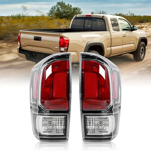 غطاء إضاءة خلفي لجانب الركاب الأيمن من BLACKHORSE-RACING، متوافق مع Toyota Tacoma 2016 2017 2018 2019 2020 2021 2022 مع مصباح فرامل، استبدل 81550-04170 in Kuwait