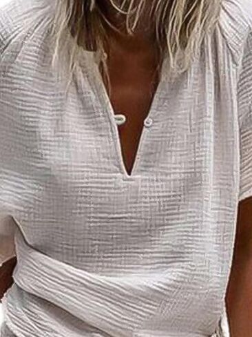 Flamingals Casual 2 Piece Outfit for Women Button Short Sleeve Shirt Tops Drawstring Wide Pants Workout Sets Summer in Saudi Arabia