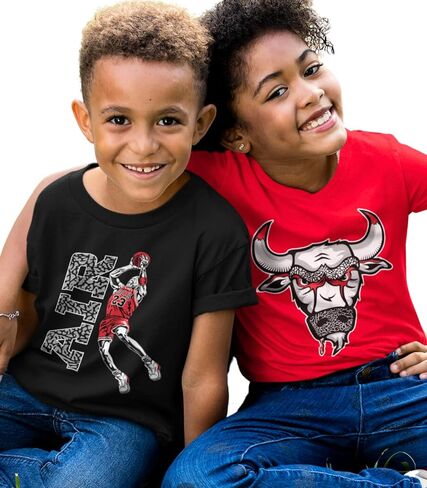 SNELOS Youth Kids Shirt to Match Jordans Air Jump Match Sneaker Tee for Boys Girls in Saudi Arabia