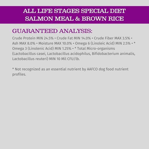 نظام بلاكوود الغذائي الخاص لجميع مراحل الحياة، طعام جاف للكلاب، 15 رطل، وجبة السلمون ووصفة الأرز البني، البشرة الحساسة والمعدة، طعام الكلاب الخالي من الحبوب in Kuwait