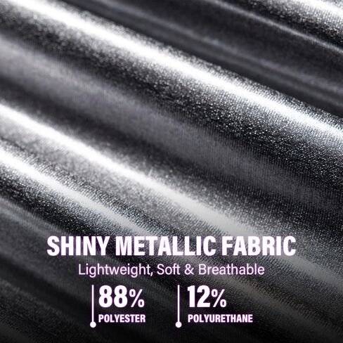 AMY COULEE Mens Metallic Shorts 5" Shiny Holographic Disco Shorts Outfit Sparkly Rave Hot Drawstring Shorts in Saudi Arabia