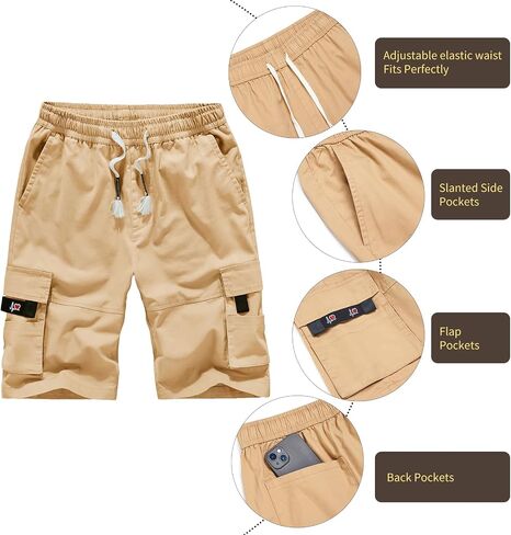 AOTORR Men’s Casual Cotton Short Drawstring Elastic Summer Jogger Loose Fit Athletic Workout Shorts in Saudi Arabia