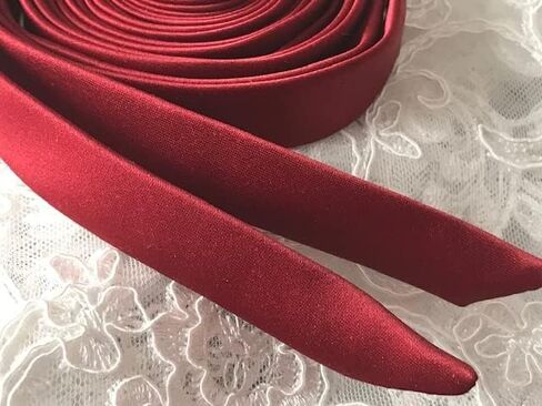 Wedding Corset Satin Ribbon 140", Women Corset Back Lace-up Straps, Zipper Replacement Corset Ribbon.// Red, Ruby, Burgundy, Orange, Pink. (Orange) in Saudi Arabia