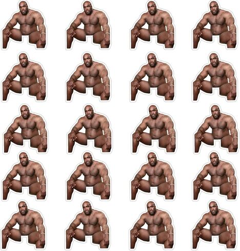 10Pcs Funny Barry Wood Light Switch Sticker Decals，3''x3.4'' Waterproof Vinyl Stikers for Laptop Window Wall Bumper Helmet, Joking Prank Tease Artifact Stickers for Adults（Barry Wood Sitting On Bed） in Kuwait