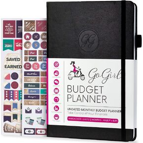 GoGirl Budget Planner – Monthly Financial Planner Organizer Budget Book. Expense Tracker Notebook Journal to Control Money, Compact (Hot Pink) in Kuwait