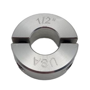 1.00" Bore Diameter - Clamping Two Piece Shaft Collar - 2024 Aluminum (1 Pack) in Kuwait