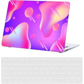 Laptop Hard Shell Case Compatible with MacBook Pro 13 inch with Retina Display 2015 2014 2013 2012 Release Model A1425 A1502, Plastic Hard Shell Case Cover & Keyboard Cover, Colorful Tree in Kuwait