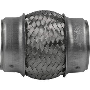 قوة ملحوظة RP، أنبوب عادم مرن RK7541 مقاس 2.25 بوصة × 8 بوصة مصنوع من الفولاذ المقاوم للصدأ شديد التحمل مقاس 12 بوصة OL in Kuwait