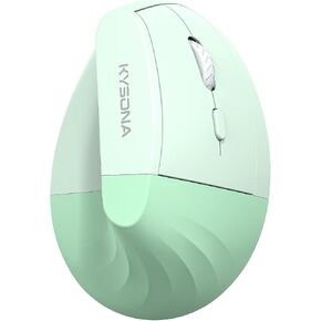 57° Ergonomic Mouse, Vertical Quiet Mouse, Bluetooth(BT5.0,BT3.0)&2.4G, (800/1200/2400/2400/4000), 7 Buttons for Windows, macOS, iPadOS, Laptop, PC,Black in Kuwait