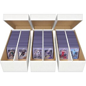 3-Pack • Shoe 1600-count Trading/Gaming Card Storage Box • Woodhaven Trading Firm Brand in Kuwait