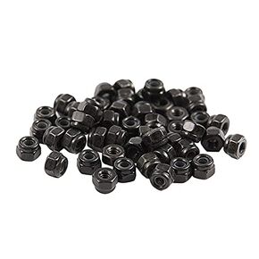 cSeao 100pcs Black M4 X 0.7MM Nylon Lock Nuts Inserted Hex Self Clinching Lock Nuts in Kuwait