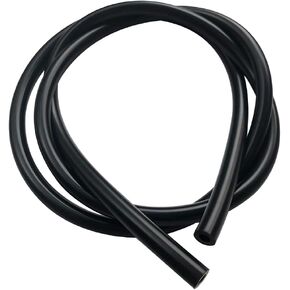 ارتفاع درجة الحرارة سيليكون فراغ أنابيب خرطوم ID 1/8 "(3 مللي متر) سمك الجدار 3 مللي متر طول 5FT أسود 130 رطل لكل بوصة مربعة أقصى ضغط in Kuwait