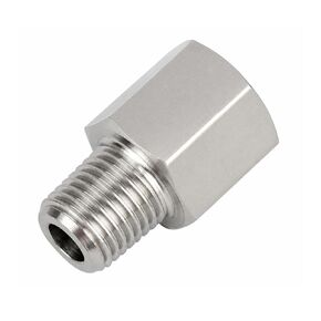 Metalwork Stainless Steel 304 Forged Pipe Fitting Reducing Adapter 3/8" NPT Female x 1/4" NPT Male Reducer Connector 2000psi (1 Pc) in Kuwait