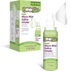 Boogie Micro-Mist Saline Inhaler Refill, 1.7oz Unscented - Pack of 1 in Kuwait