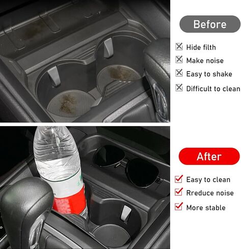Yumzeco Compatible with 2023 2024 Mazda CX-50 Cup Holder Insert,2023 2024 CX 50 Center Console Cup Holders Inserts for 2023 2024 Mazda CX-50 Accessories in Kuwait