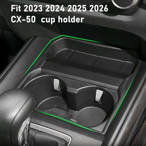 Yumzeco Compatible with 2023 2024 Mazda CX-50 Cup Holder Insert,2023 2024 CX 50 Center Console Cup Holders Inserts for 2023 2024 Mazda CX-50 Accessories in Kuwait