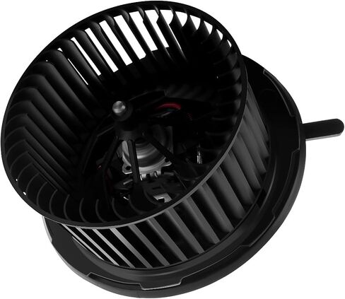 OCPTY A/C محرك منفاخ السخان ABS مع قفص مروحة تكييف الهواء HVAC أمامي مناسب لـ 2005-2014 Volkswagen Jetta/2006-2010 Volkswagen Passat/2006-2009 Volkswagen Rabbit/2009-2016 Volkswagen Tiguan in Kuwait