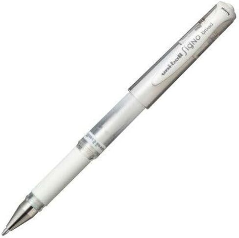 Uni-Ball Impact Bold Point Gel Pen Open Stock, White in Kuwait