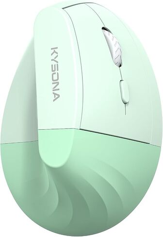 57° Ergonomic Mouse, Vertical Quiet Mouse, Bluetooth(BT5.0,BT3.0)&2.4G, (800/1200/2400/2400/4000), 7 Buttons for Windows, macOS, iPadOS, Laptop, PC,Black in Kuwait