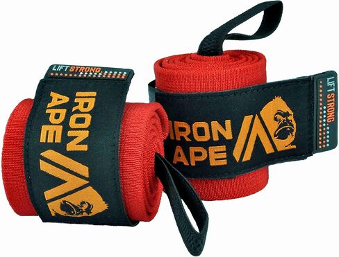 Professional Grade Wrist Wraps, 12", 18", 24" & 34". New Versatile Twin Thumb Loop Design for Powerlifting, Weight Lifting, and Bodybuilding. Weightlifting Wrist Support for Men and Women in Kuwait