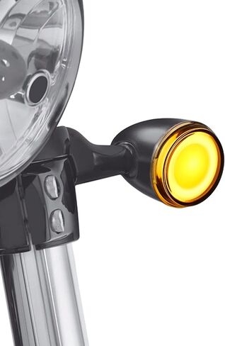 QUASCO 1157 1156 إشارات الانعطاف LED، مصابيح خلفية أمامية مسطحة 3 1/4 بوصة عدسة مدخنة مدمجة متوافقة مع Harley Electra Glide Softail Ultra Classic Ultra Limited Road King Tour Glide in Kuwait