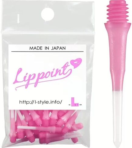 L-Style Dart Accessory: Lippoint - Soft Tip Dart Point Replacement - Standard Thread - White 2 Pack in Kuwait