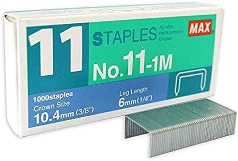 Max No.11-1M Stapler, for Bimo 11, No. 11, Pack of 5 in Kuwait