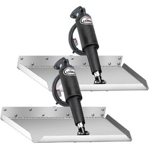 LENCO Marine Trim Tab Kit، 12 بوصة × 9 بوصة، 12 فولت، حامل على الحافة (15015-101) in Kuwait