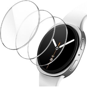 واقي شاشة JETech لساعة Samsung Galaxy Watch 5 Pro مقاس 45 مم، زجاج مقسى بتغطية كاملة، شفاف عالي الدقة، 3 عبوات in Kuwait