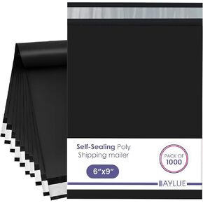 Teal Poly Mailers 9x12 Inch | Strong Adhesive Self-Seal mailer Bags | Tamper, Tear, Water Resistant Shipping Envelopes | Thick Strong Material Polymailer Bags Clothing Bag | 1000 Pack Bulk in Kuwait