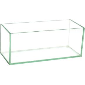 Royal Imports Flower Glass Vase Decorative Centerpiece for Home or Wedding Oblong Rectangle Shape (8", Clear) in Kuwait