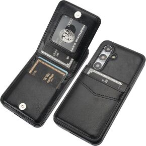 محفظة KIHUWEY لهاتف Samsung Galaxy S24 Plus مع حامل بطاقة الائتمان، غطاء حماية متين من الجلد الفاخر بمشبك مغناطيسي لهاتف Samsung Galaxy S24 Plus 6.7 بوصة (أرجواني) in Kuwait