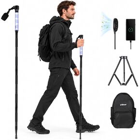 aiGear رأس مجرفة قابلة للطي متعددة الاستخدامات تكتيكية ملحقة متوافقة مع عصا المشي لمسافات طويلة للتخييم والرحلات والأنشطة الخارجية (MS-B005) in Kuwait