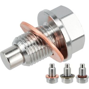 1 Pc M22x1.5 Stainless Steel Magnetic Engine Oil Drain Plug Fit for John Deere Gator, KTM Duke Adventure Supermoto, Ducati, Rolls-Royce, Replace DP027, M806544, 6004178 in Kuwait