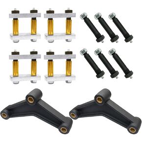 Heavy Duty Greaseable Tandem Trailer Axle Shackle Kit 3.125" Shackles Tandem Axle for Double Eye Springs in Kuwait